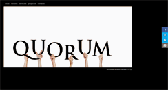 Desktop Screenshot of equipoquorum.com